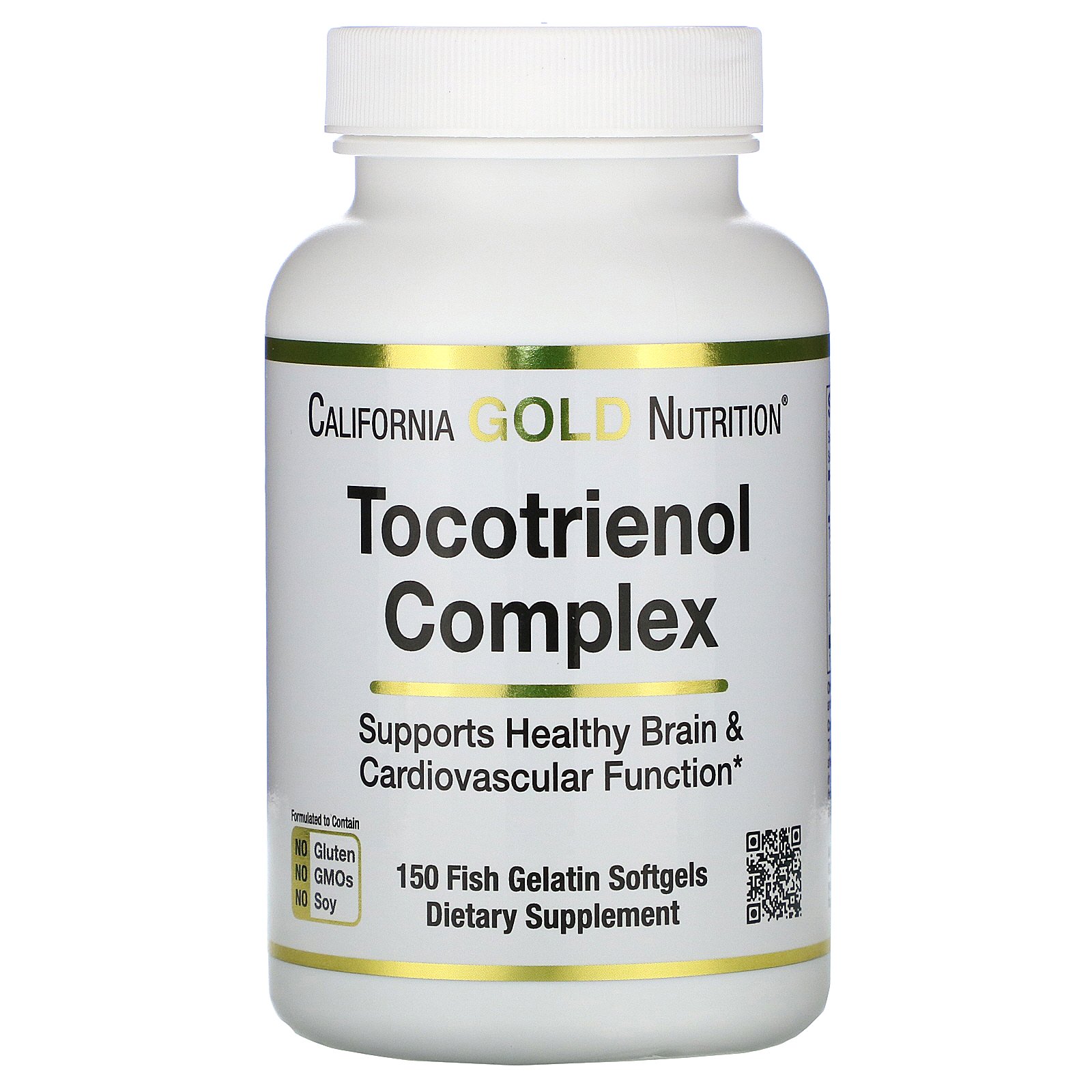 California Gold Nutrition, Tocotrienol Complex, 150 Fish Gelatin Softgels