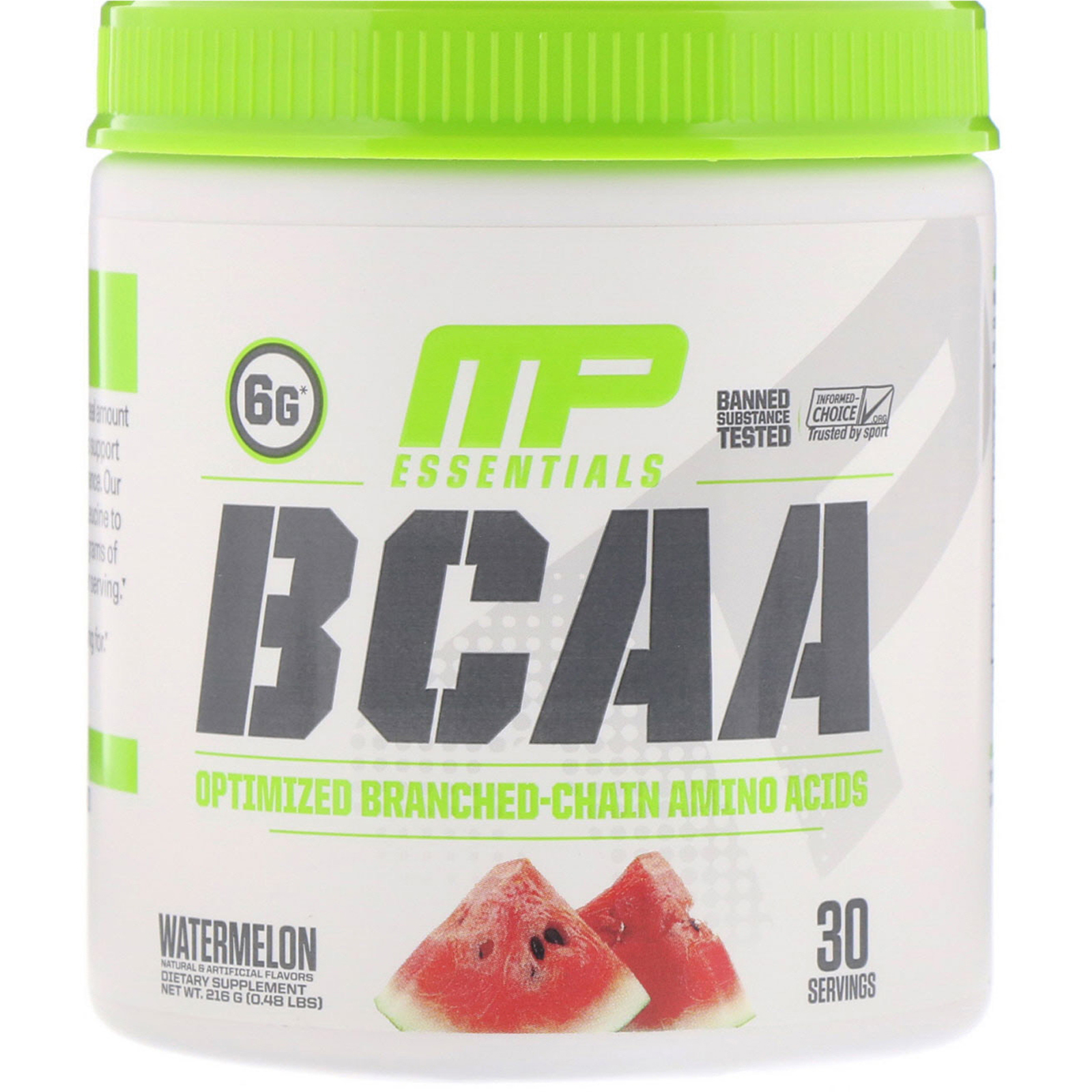 MusclePharm, BCAA Essentials, Melancia, 216 g (0,48 lbs)