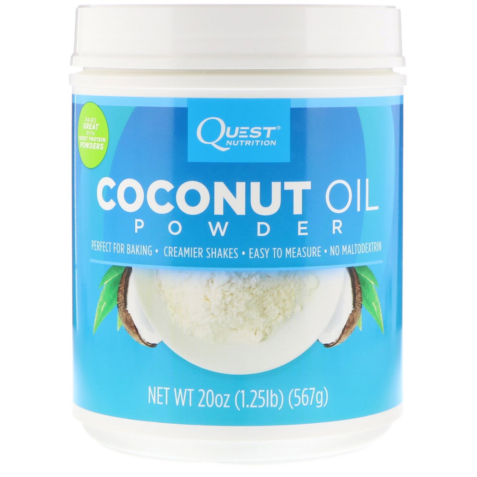 Quest Nutrition, Óleo de Coco em Pó, 567 g (20 oz)