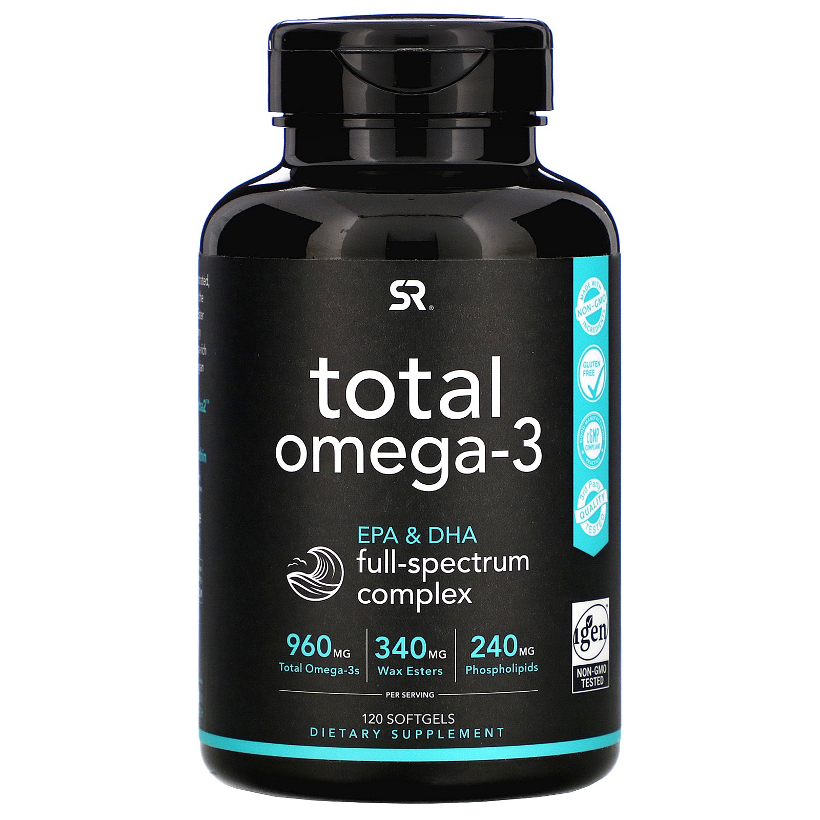 Sports Research, Total Omega-3, 120 Softgels