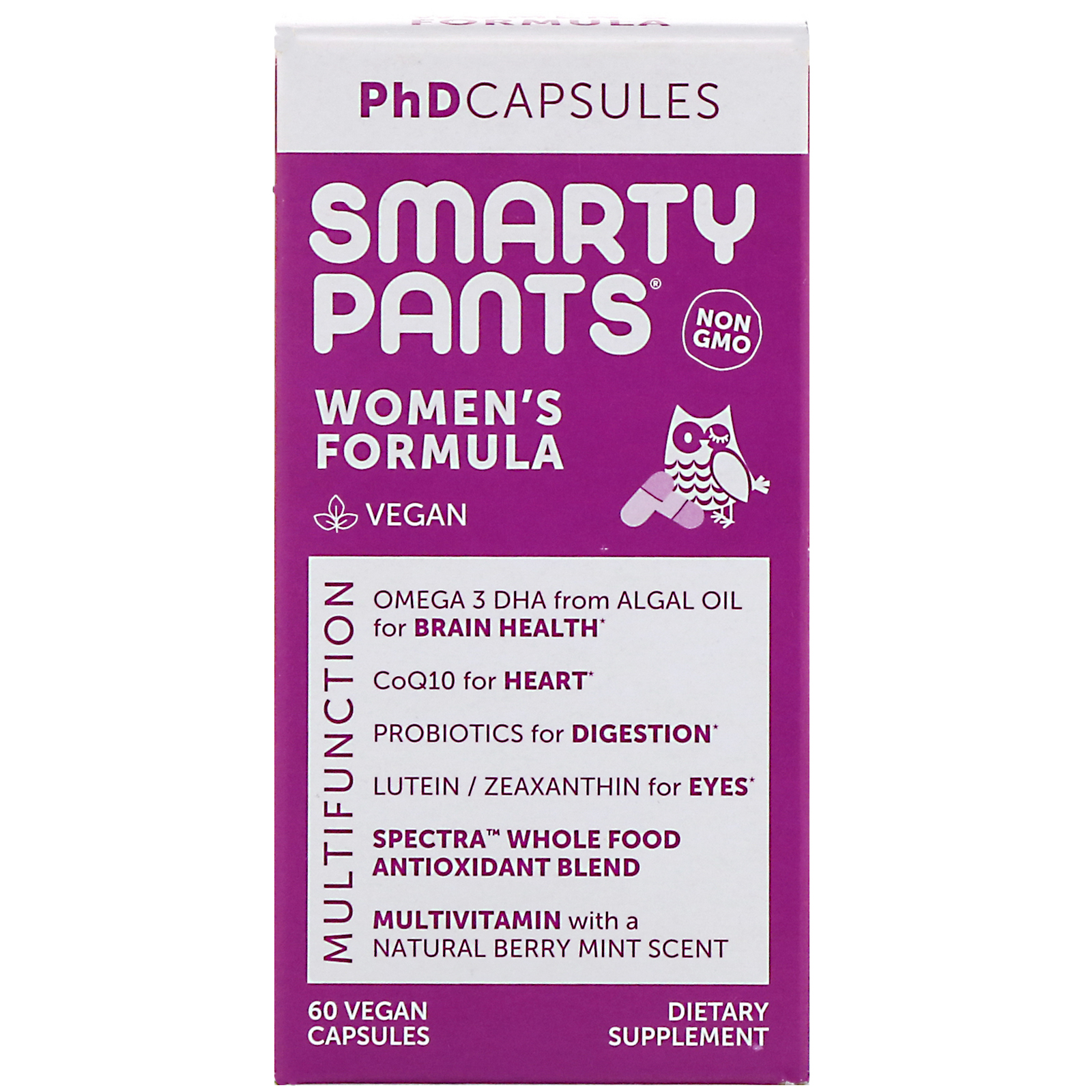 SmartyPants, PhD Capsules, Fórmula para Mulheres, 60 Cápsulas Veganas - Imagem 2