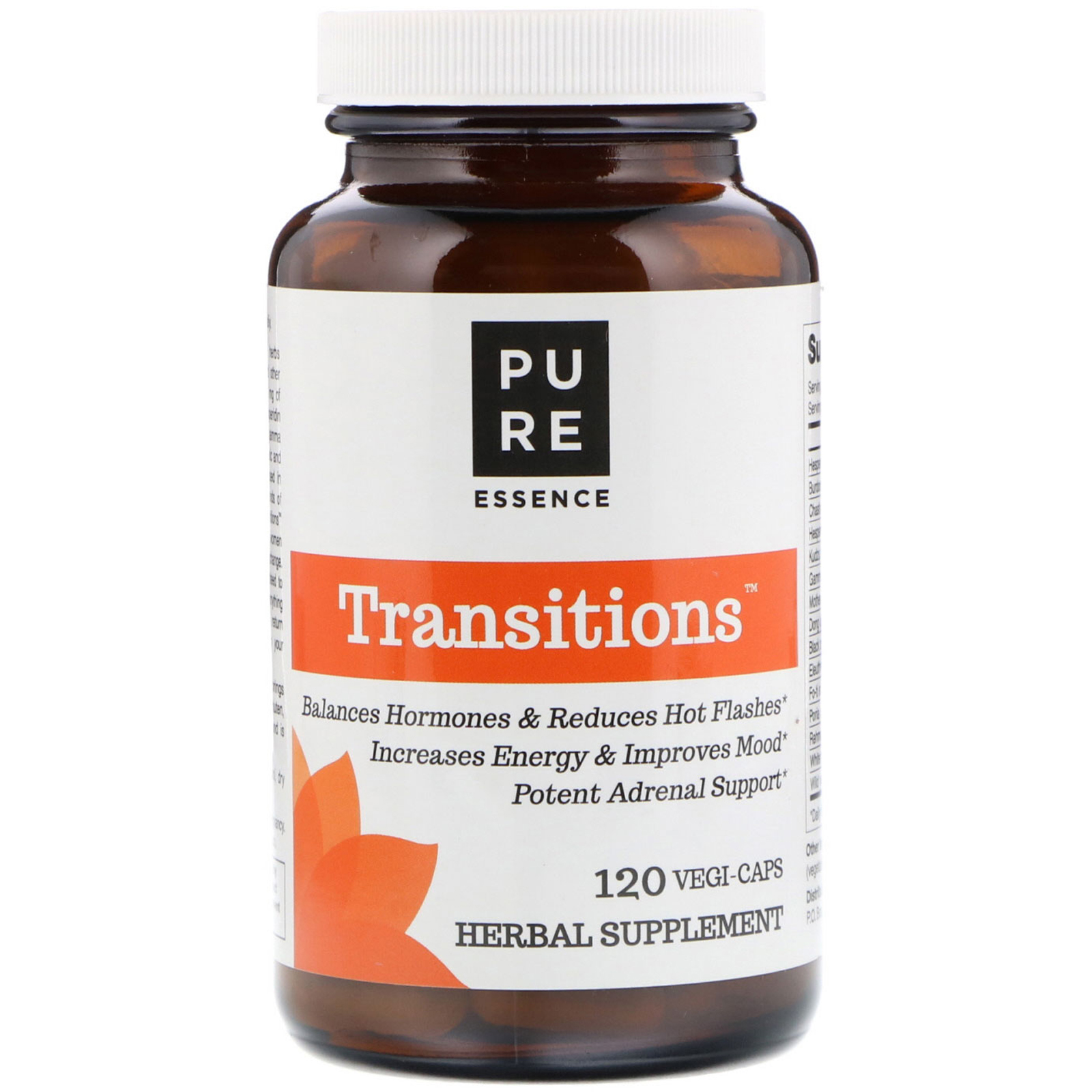 Pure Essence, Transitions, 120 Cápsulas Vegetais