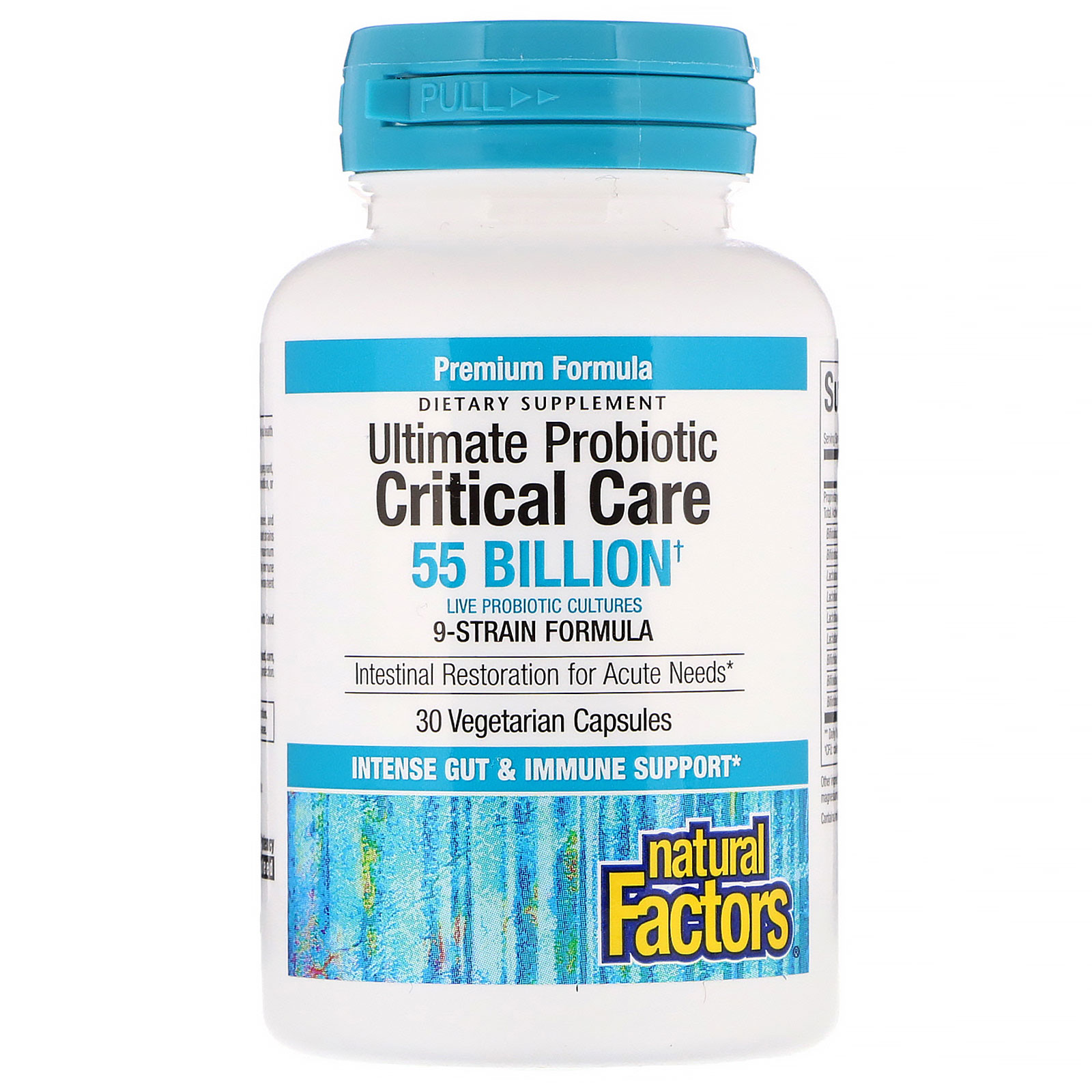 Natural Factors, Ultimate Probiotic Critical Care, 55 Billion CFU, 30 Vegetarian Capsules - Imagem 3