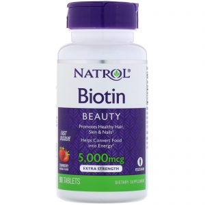 Comprar natrol, biotina, morango, 5. 000 mcg, 90 comprimidos preço no brasil biotina vitaminas e minerais suplemento importado loja 59 online promoção - 18 de agosto de 2022