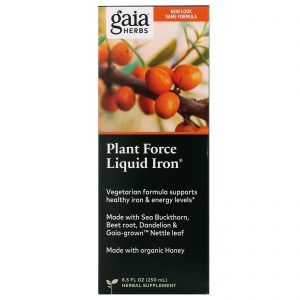 Comprar gaia herbs, plant force liquid iron, 8. 5 fl oz (250 ml) preço no brasil ferro vitaminas e minerais suplemento importado loja 71 online promoção -