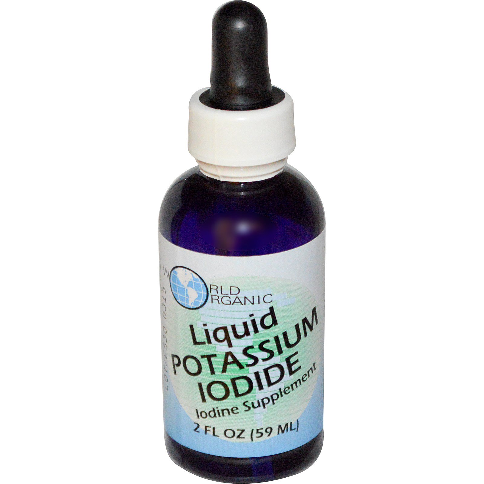 World Organic, Iodeto de Potássio Líquido, 2 fl oz (59 ml)