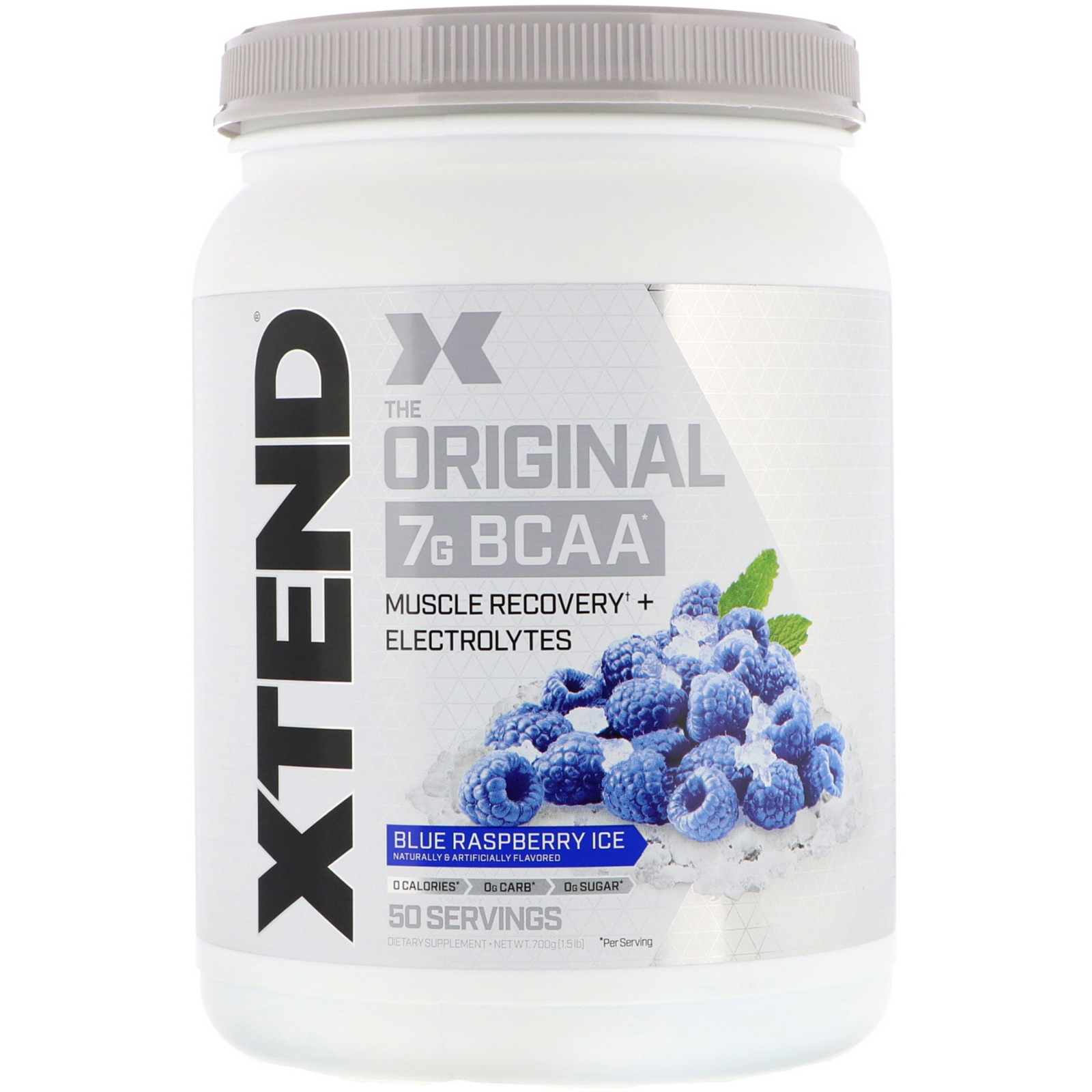 Scivation, Xtend, The Original 7G BCAA, Blue Raspberry Ice, 700 g (1,5 lb)