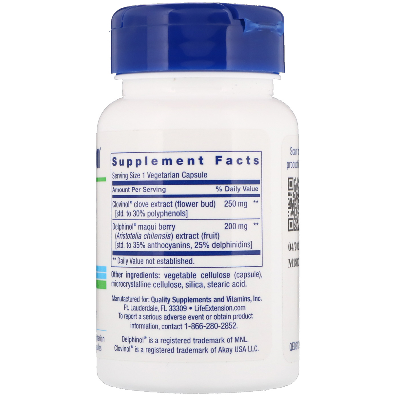 Life Extension, Glycemic Guard, 30 Cápsulas Vegetarianas - Imagem 2