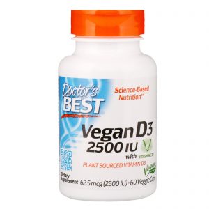 Comprar doctor's best, vegan d3 com vitashine d3, 2. 500 ui, 60 cápsulas vegetais preço no brasil vitamina d vitaminas e minerais suplemento importado loja 67 online promoção -