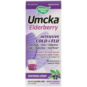 Comprar nature's way, umcka elderberry, intensivo contra gripe, sabor de frutas vermelhas, 4 oz (120 ml) preço no brasil homeopatia remédios para a tosse suplemento importado loja 21 online promoção -