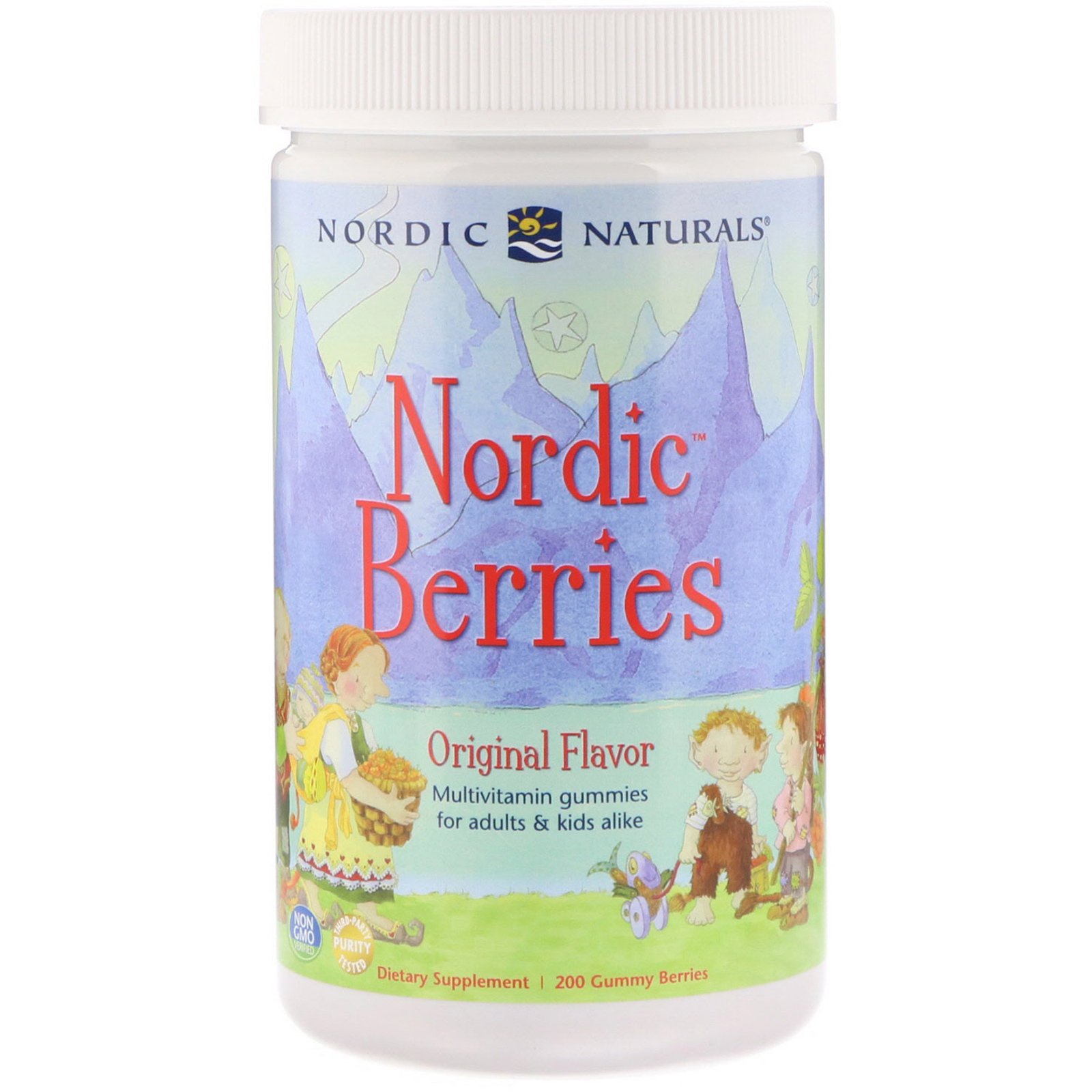 Nordic Naturals, Nordic Berries, Balas de Goma Multivitamínicas, Sabor Original, 200 Balas de Goma