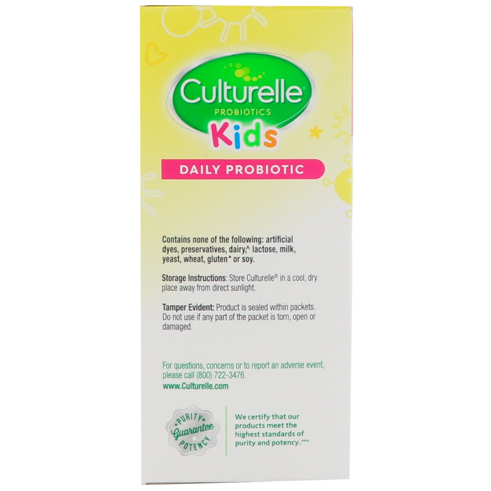 Culturelle, Crianças, Probiótico Diário, Sem Sabor, 30 Pacotes de Porção Única - Imagem 3
