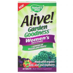Comprar nature's way, alive! Garden goodness, women's multivitamin, 60 tablets preço no brasil cremes de progesterona saúde da mulher suplemento importado loja 177 online promoção -