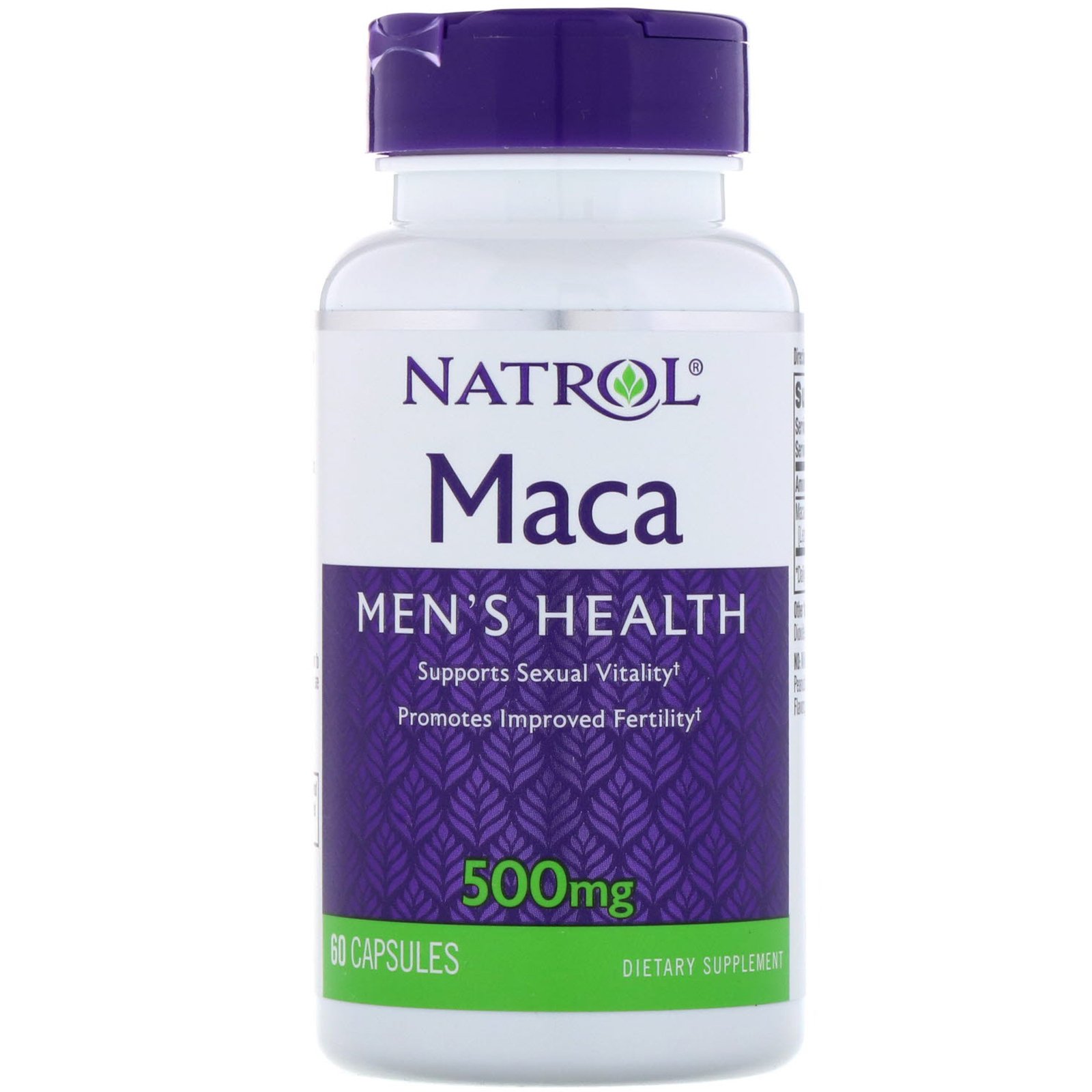 Natrol, Maca, 500 mg, 60 Cápsulas