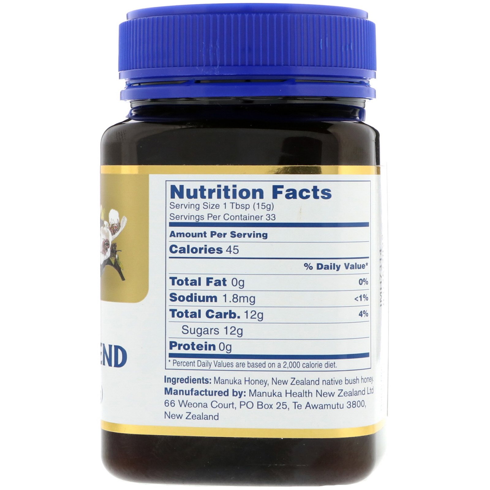 Manuka Health, Manuka Honey Blend, MGO 30+, 1.1 lb (500 g) - Imagem 2