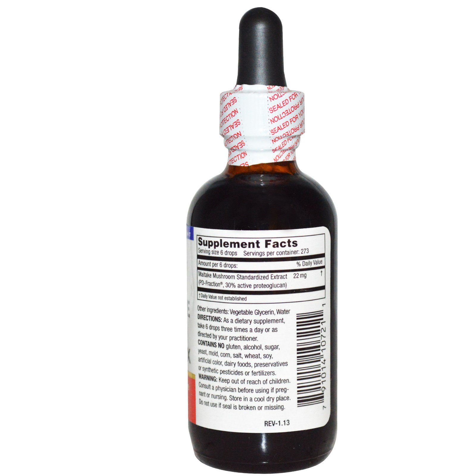 Mushroom Wisdom, Maitake D-Fração, Pro 4X, 60 ml - Imagem 2