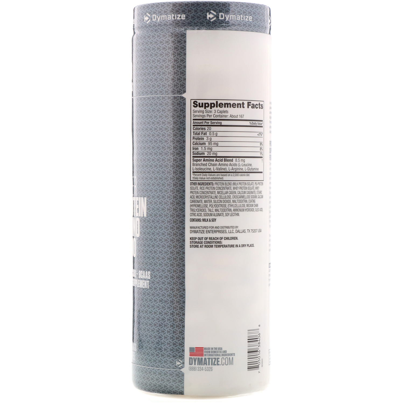 Dymatize Nutrition, Super Protein Amino 6000, 500 Cápsulas - Imagem 2