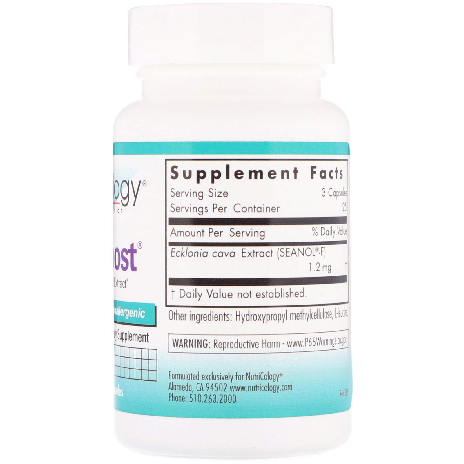Nutricology, FibroBoost, 75 Cápsulas Vegetais - Imagem 2