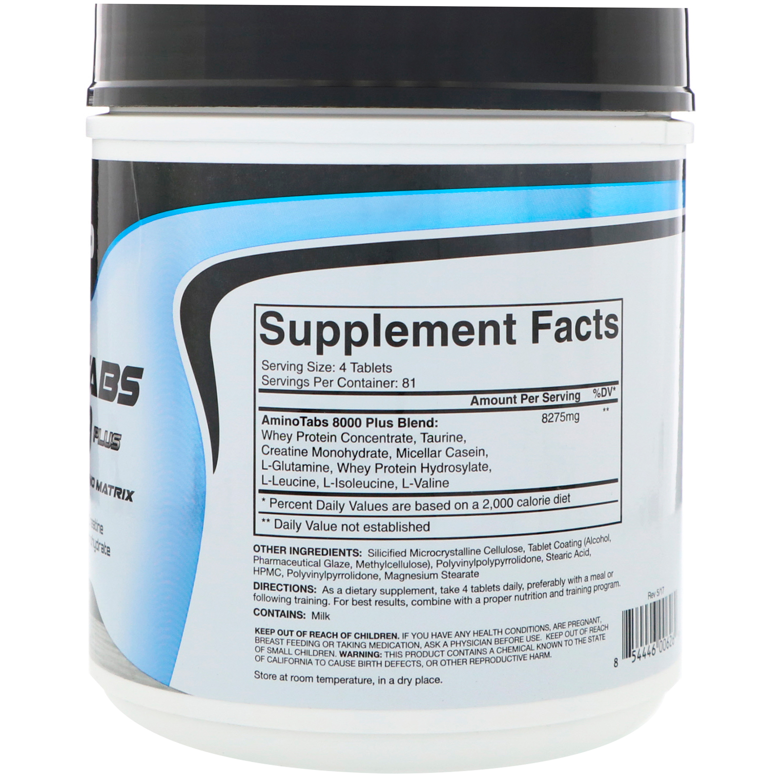 RSP Nutrition, AminoTabs 8000 Plus, 325 Comprimidos - Imagem 2