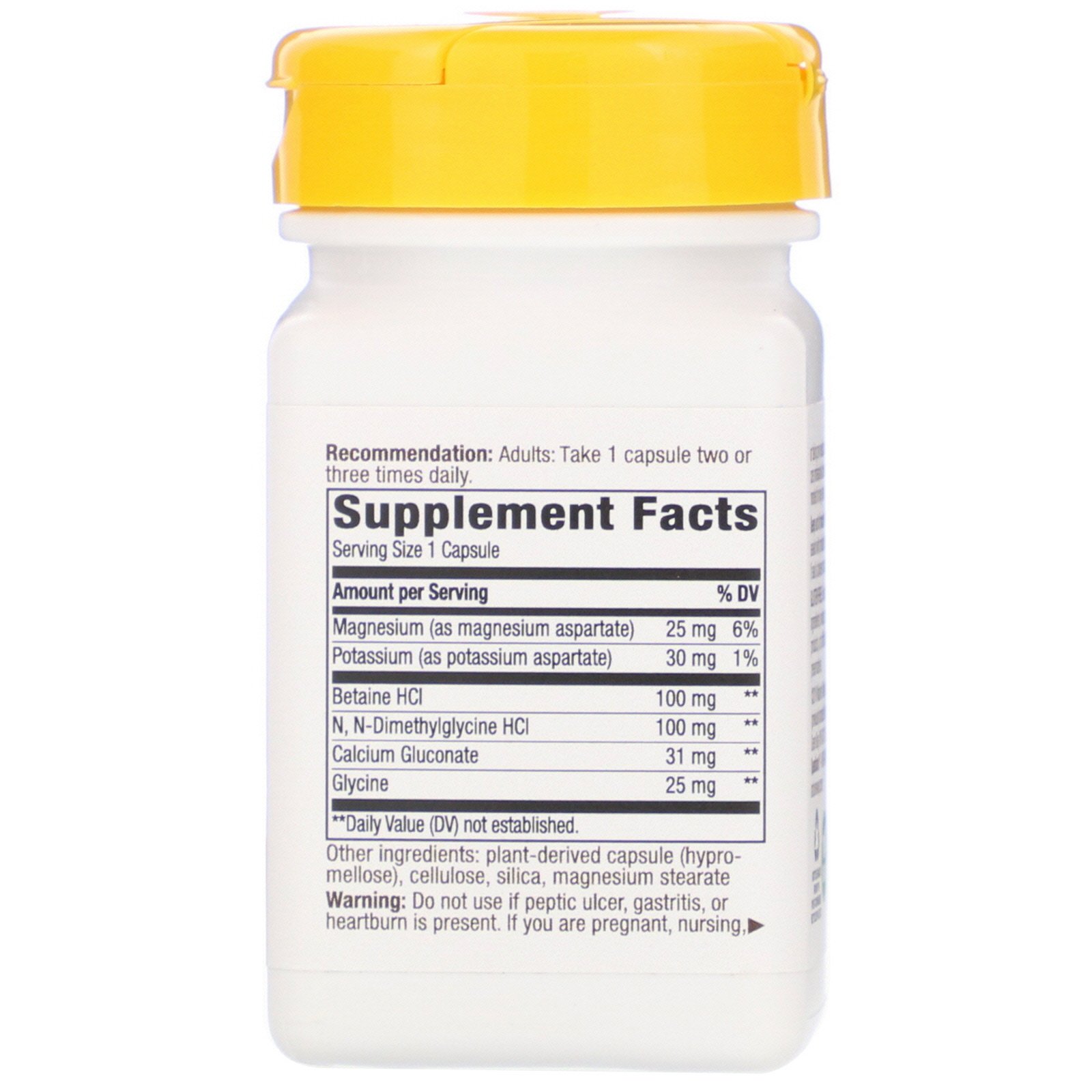 Nature's Way, DMG-B15 Complex, 60 Vegan Capsules - Imagem 2