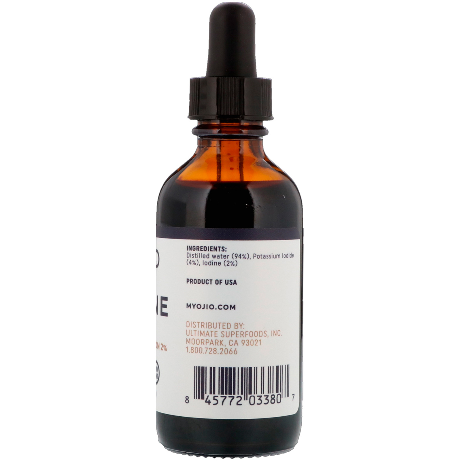 Ojio, Iodo, Solução de Lugol a 2%, 2 fl oz (60 ml) - Imagem 2