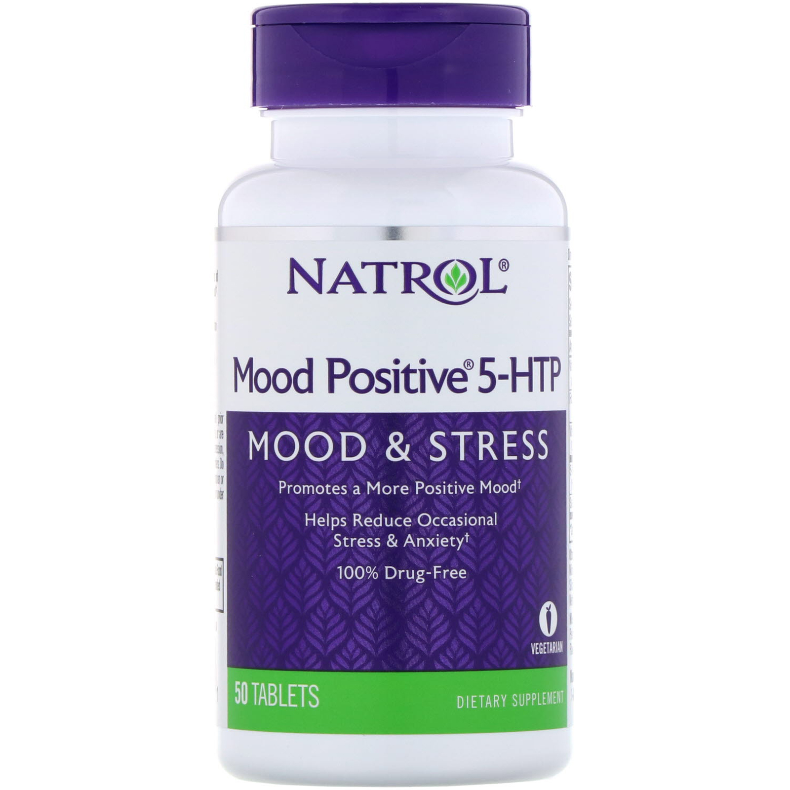 Natrol, Humor positivo de 5 HTP, 50 comprimidos - Imagem 3