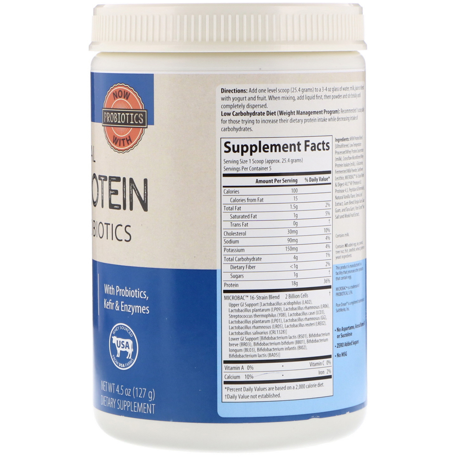 MRM, Whey Protein, Rich Vanilla, 4.5 oz (127 g) - Imagem 2