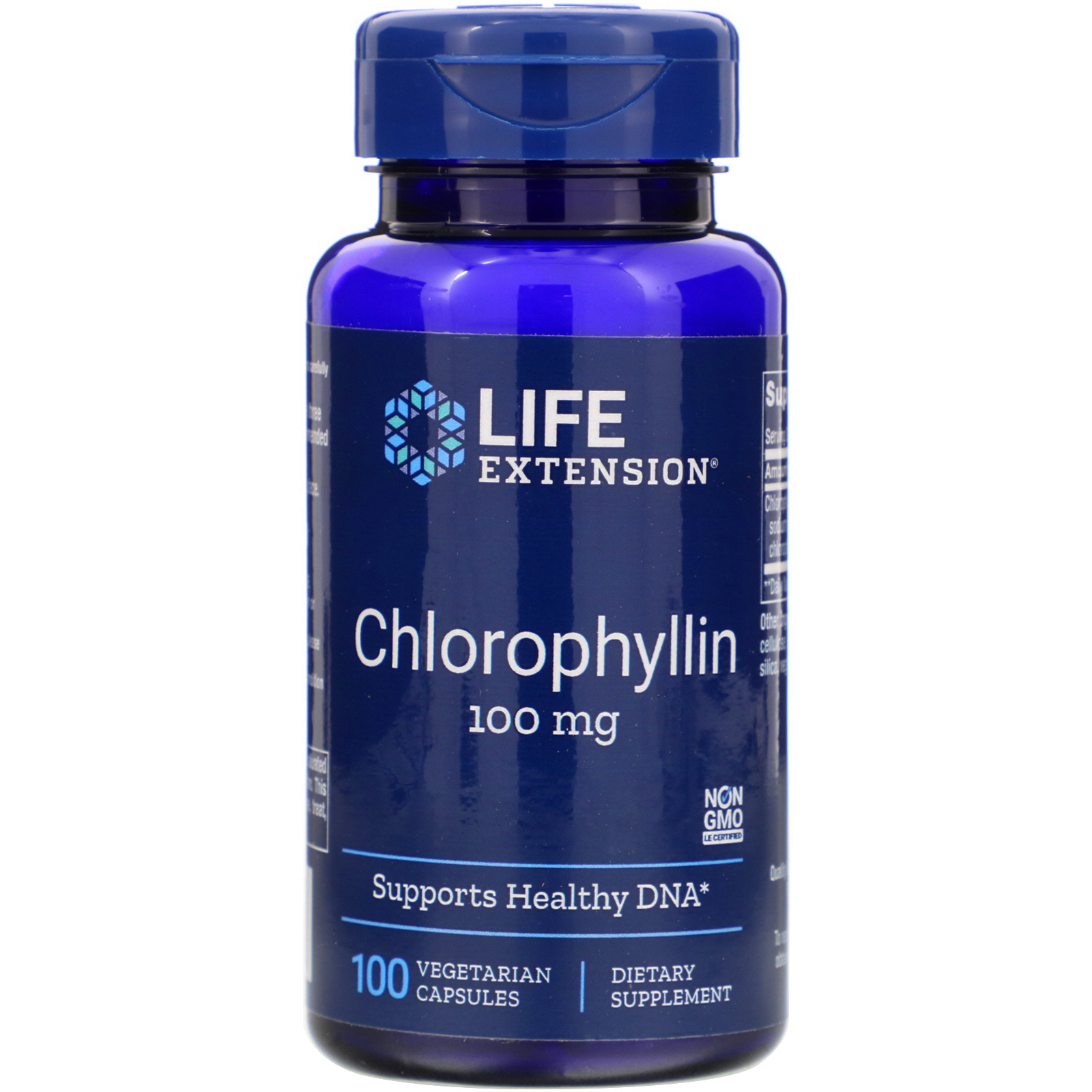 Life Extension, Clorofilina, 100 mg, 100 Cápsulas Vegetarianas