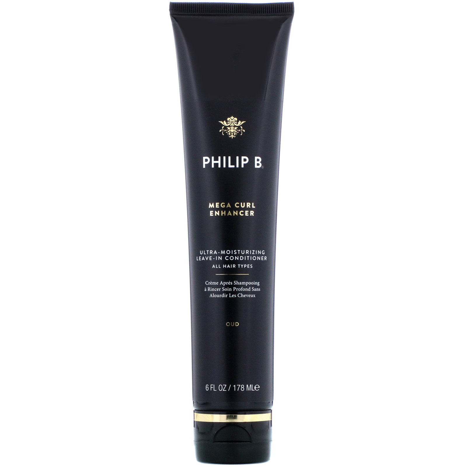 Philip B, Mega-ativador de Cachos, Oud, 178 ml (6 fl oz)