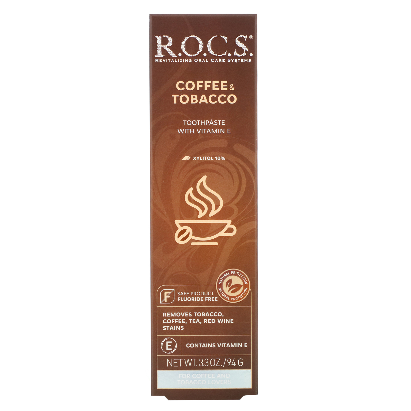 R.O.C.S. , Coffee & Tobacco Toothpaste, 3.3 oz (94 g) - Imagem 2