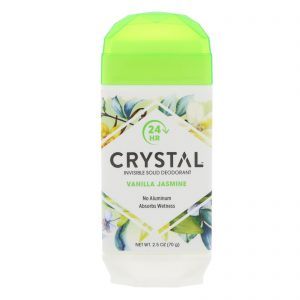Comprar crystal body deodorant, desodorante sólido invisível, baunilha jasmin, 2. 5 oz (70 g) preço no brasil banho & beleza cuidados pessoais desodorante suplemento importado loja 75 online promoção -