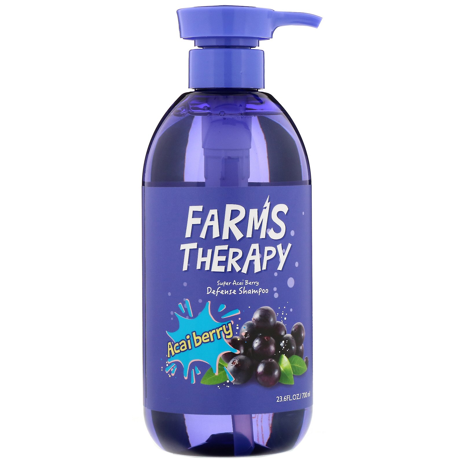 Doori Cosmetics, Farms Therapy, Shampoo de defesa, Açaí, 700 ml