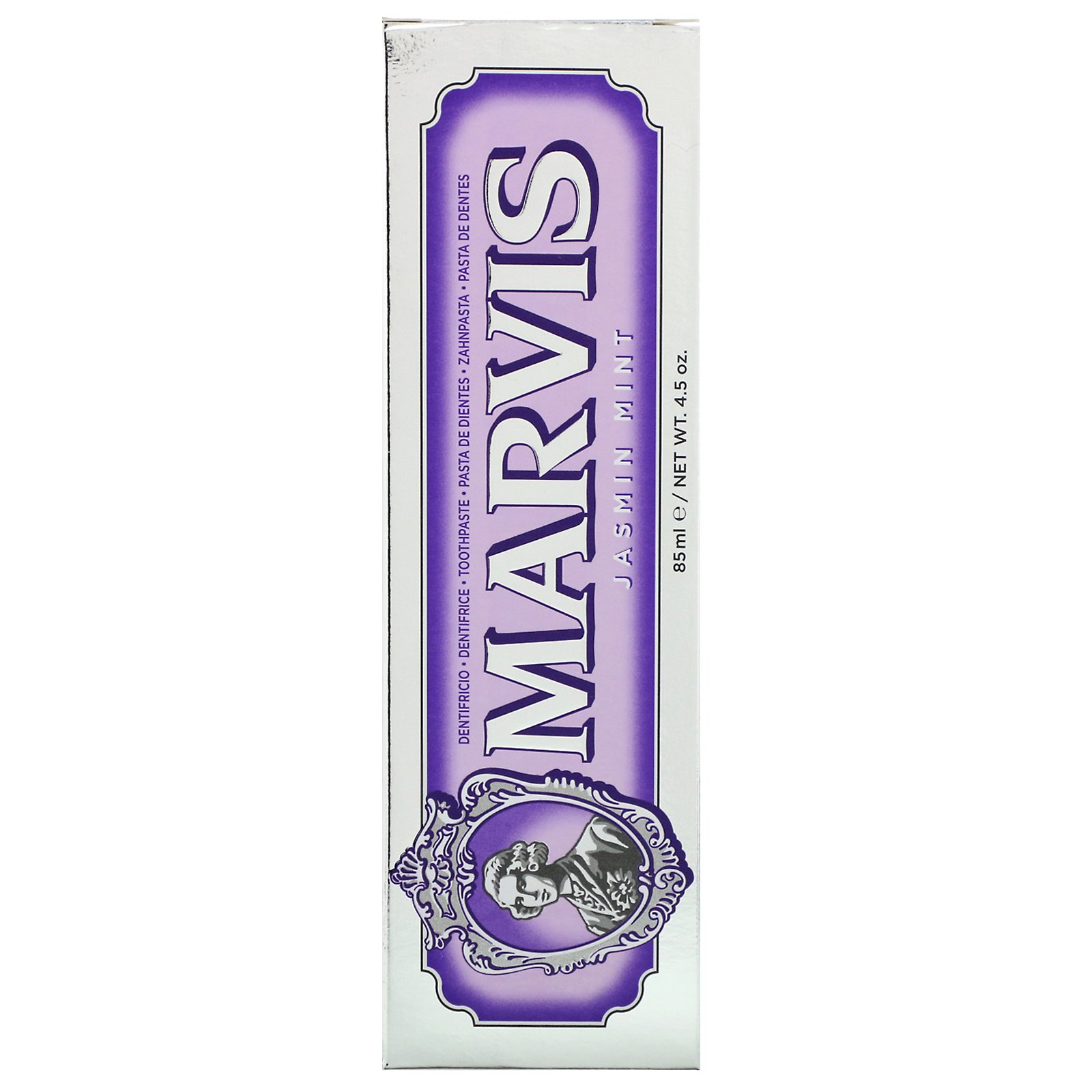 Marvis, Fluoride Toothpaste, Jasmin Mint, 4.5 oz (85 ml) - Imagem 2