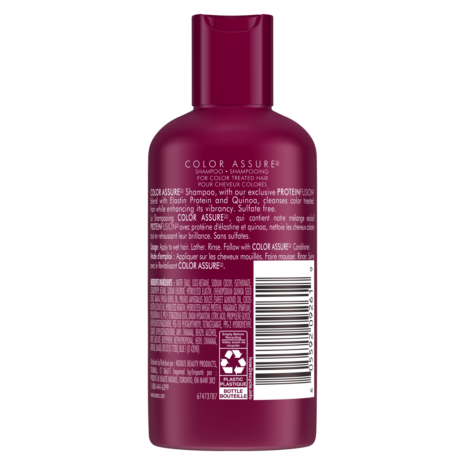 Nexxus, Color Assure Shampoo, 3 fl oz (89 ml) - Imagem 2