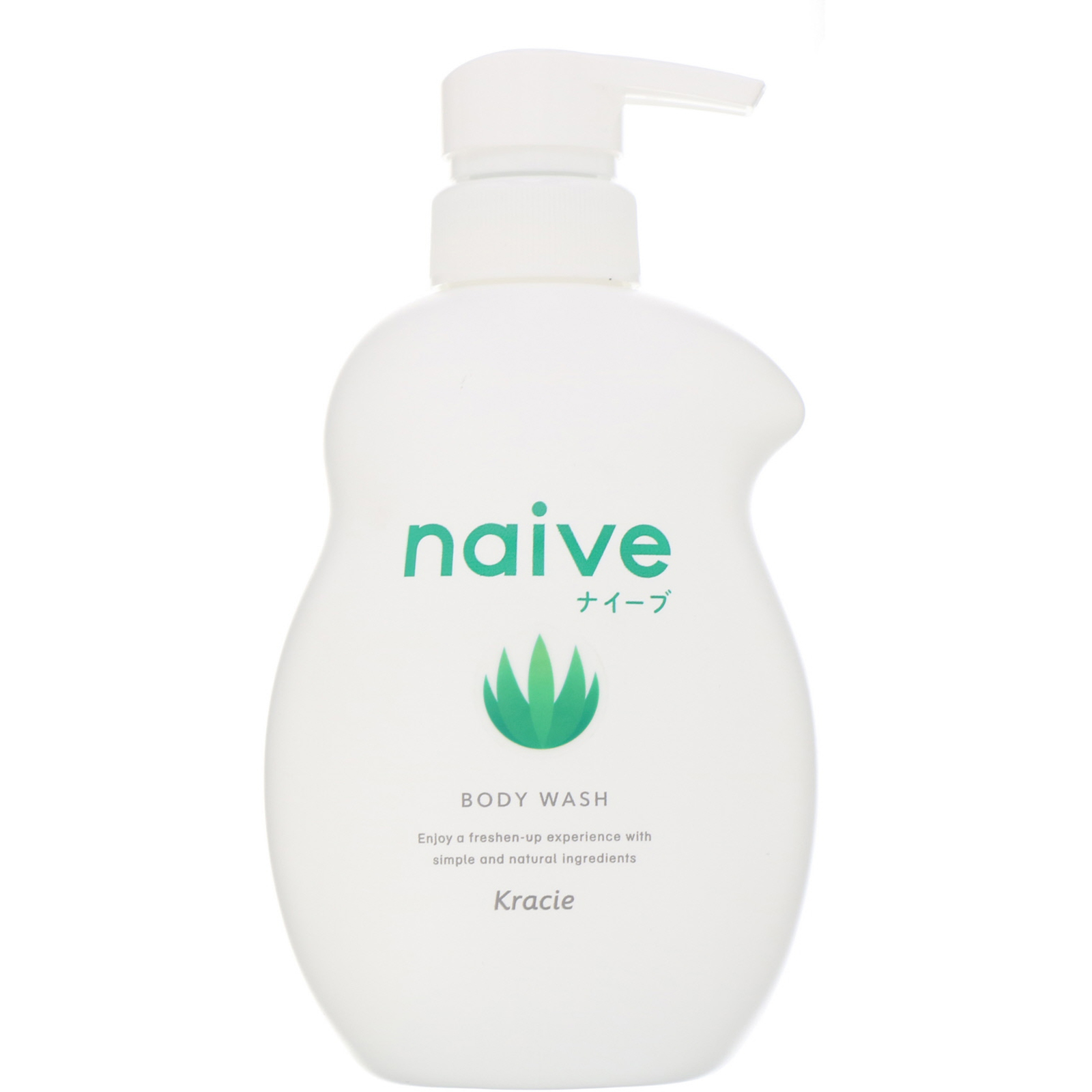 Kracie, Naive, Sabonete Líquido Corporal, Aloe, 530 ml (17,9 fl oz)