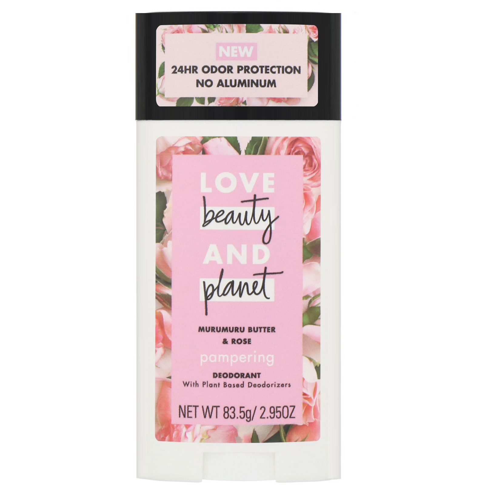 Love Beauty and Planet, Desodorante relaxante, manteiga de murumuru e rosa, 83,5 g