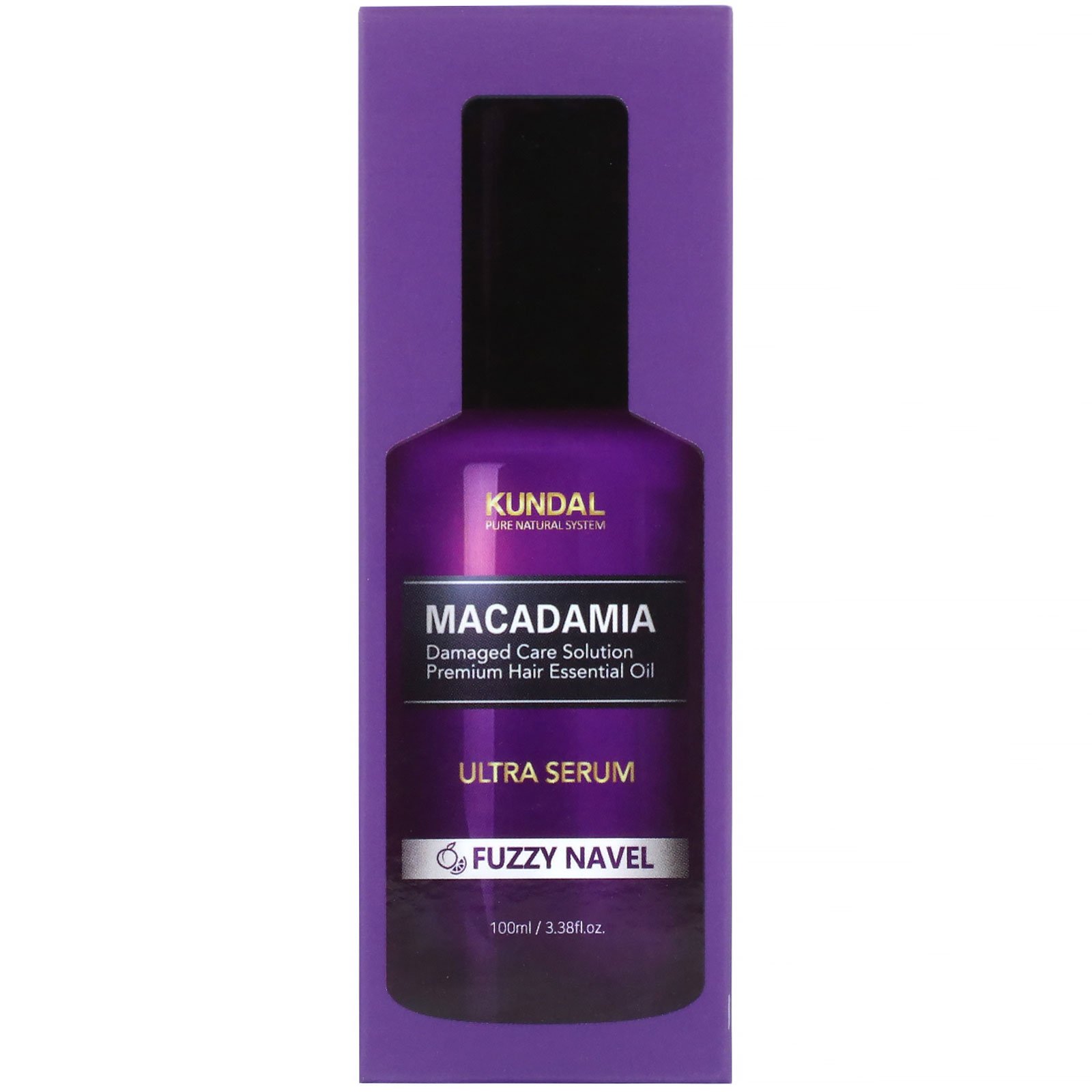 Kundal, Macadamia, Ultra Serum, Fuzzy Navel, 3.38 fl oz (100 ml) - Imagem 2