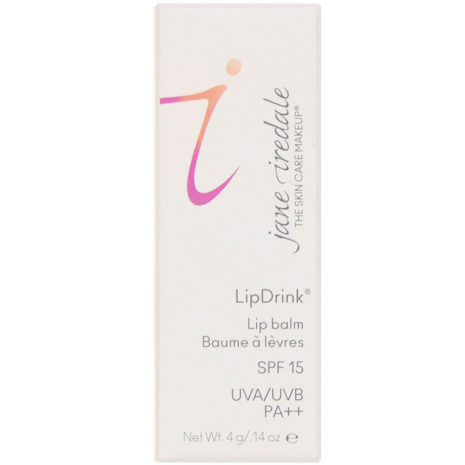 Jane Iredale, LipDrink, Lip Balm, SPF 15 PA++, Crush, .14 oz (4 g) - Imagem 2