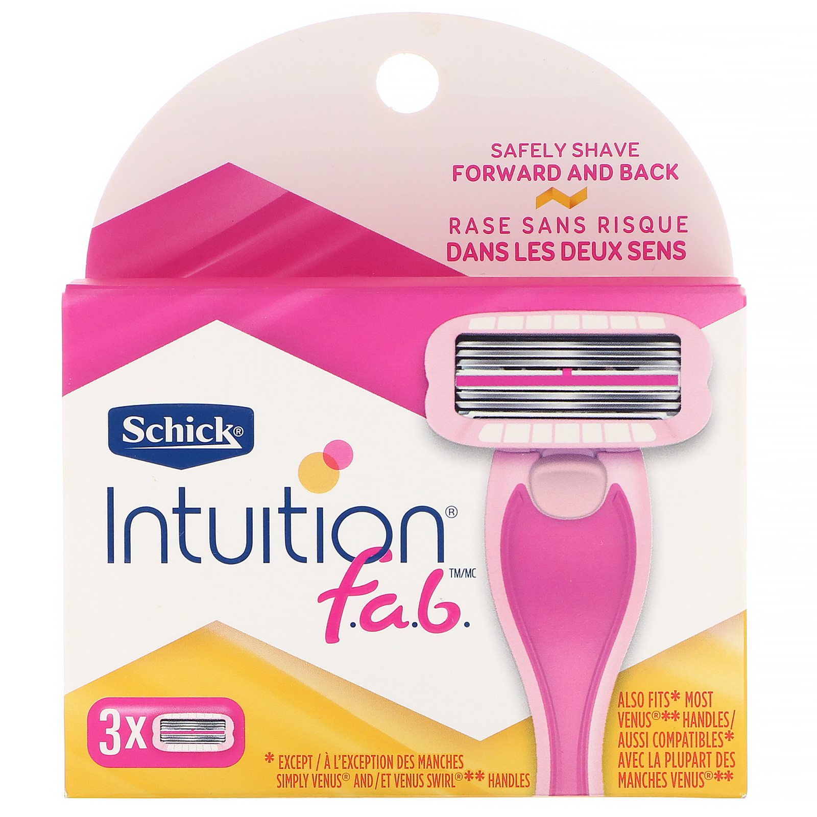 Schick, Intuition F.A.B., 3 refis