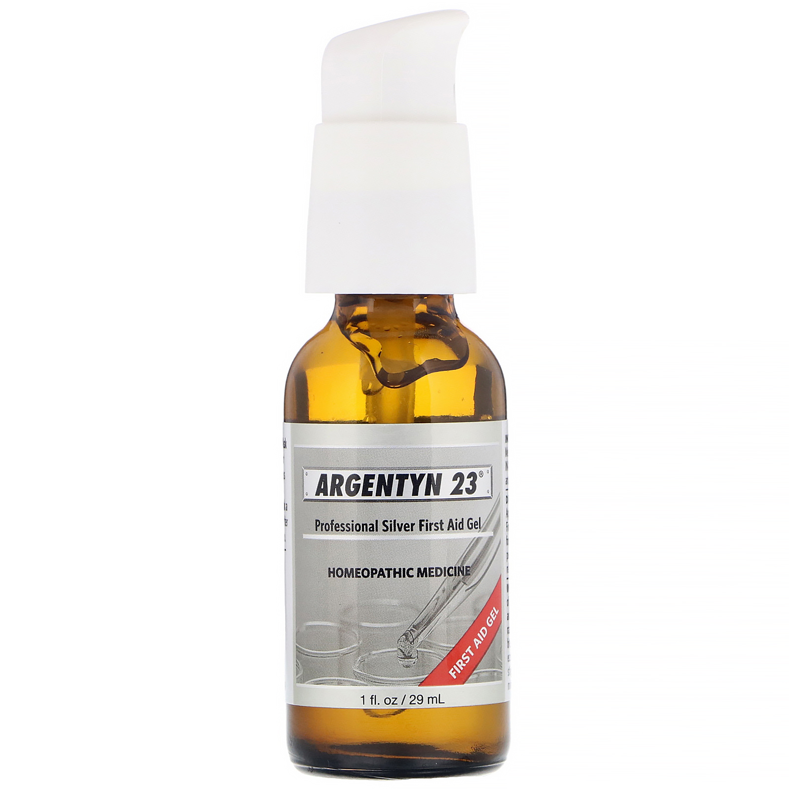 Sovereign Silver, Argentyn 23, Gel de Primeiros Socorros Professional Silver, 29 ml (1 fl oz) - Imagem 3
