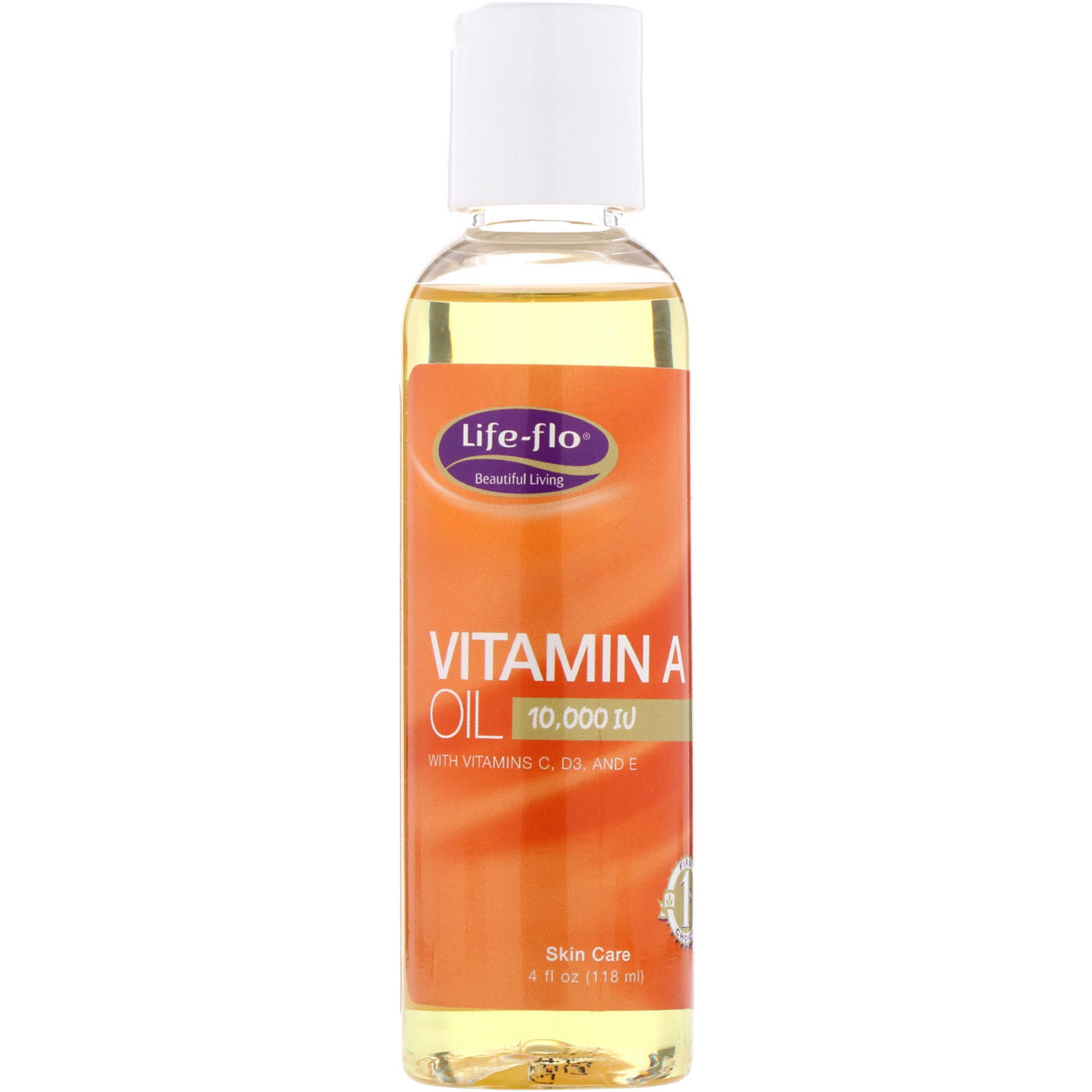 Life-flo, Óleo de Vitamina A, 10.000 UI, 4 fl oz (118 ml)
