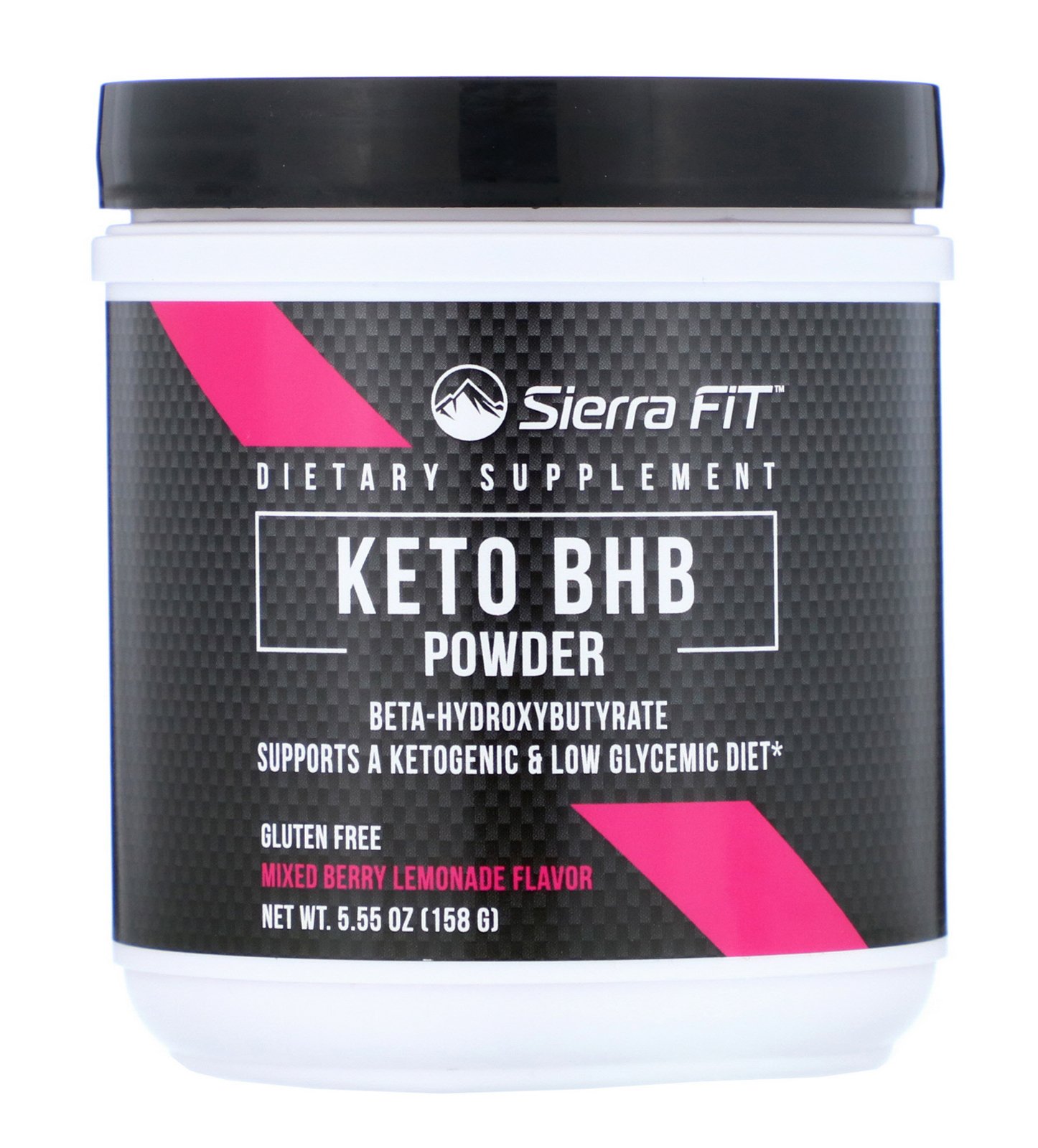Sierra Fit, BHB Cetogênico em Pó, Beta-Hidroxibutírico, Limonada com Frutos Silvestres, 158 g (5,55 oz)