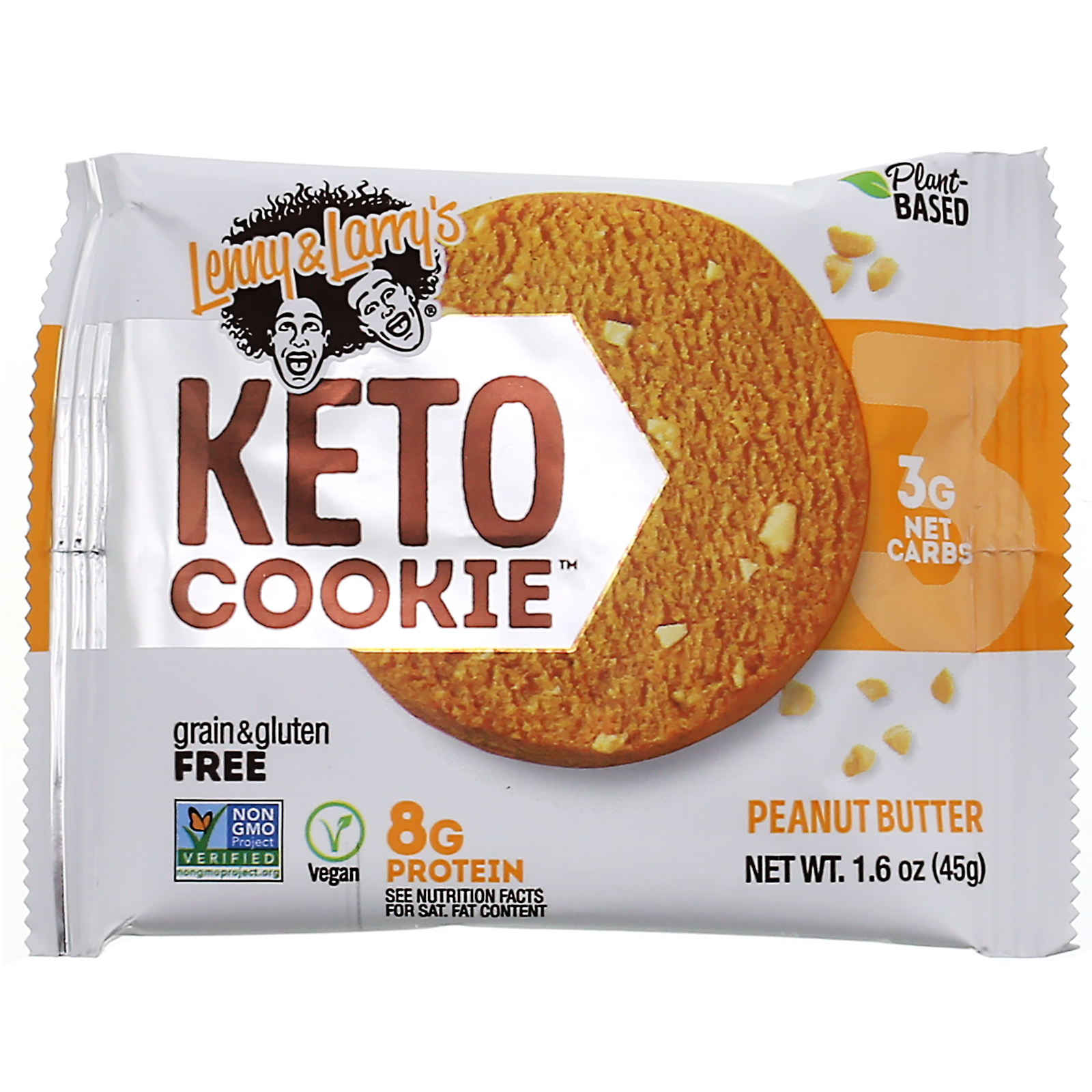 Lenny & Larry's, KETO COOKIE, Peanut Butter, 12 Cookies, 1.6 oz (45 g) Each - Imagem 4