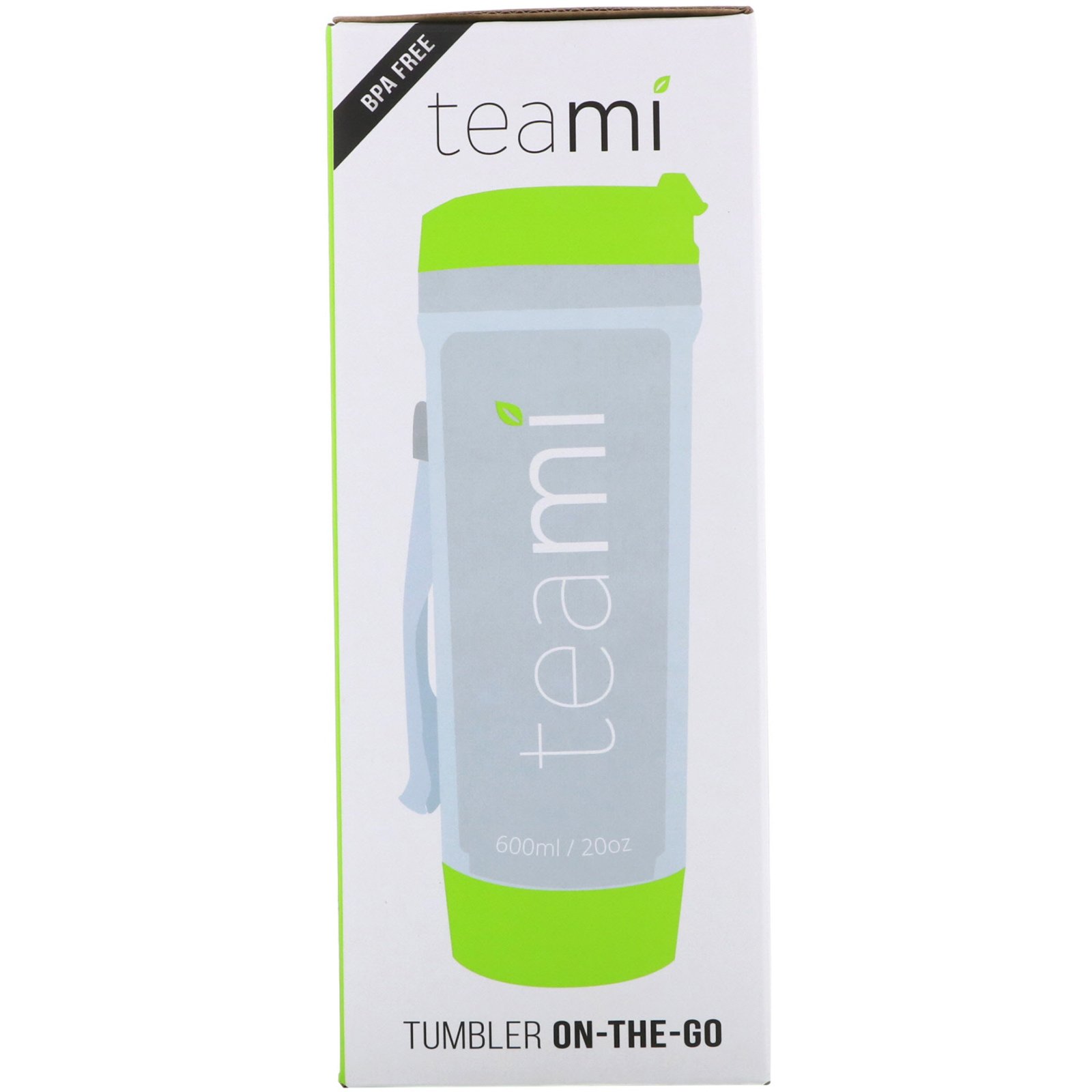 Teami, Tumbler On-the-Go, Green, 20 oz - Imagem 3