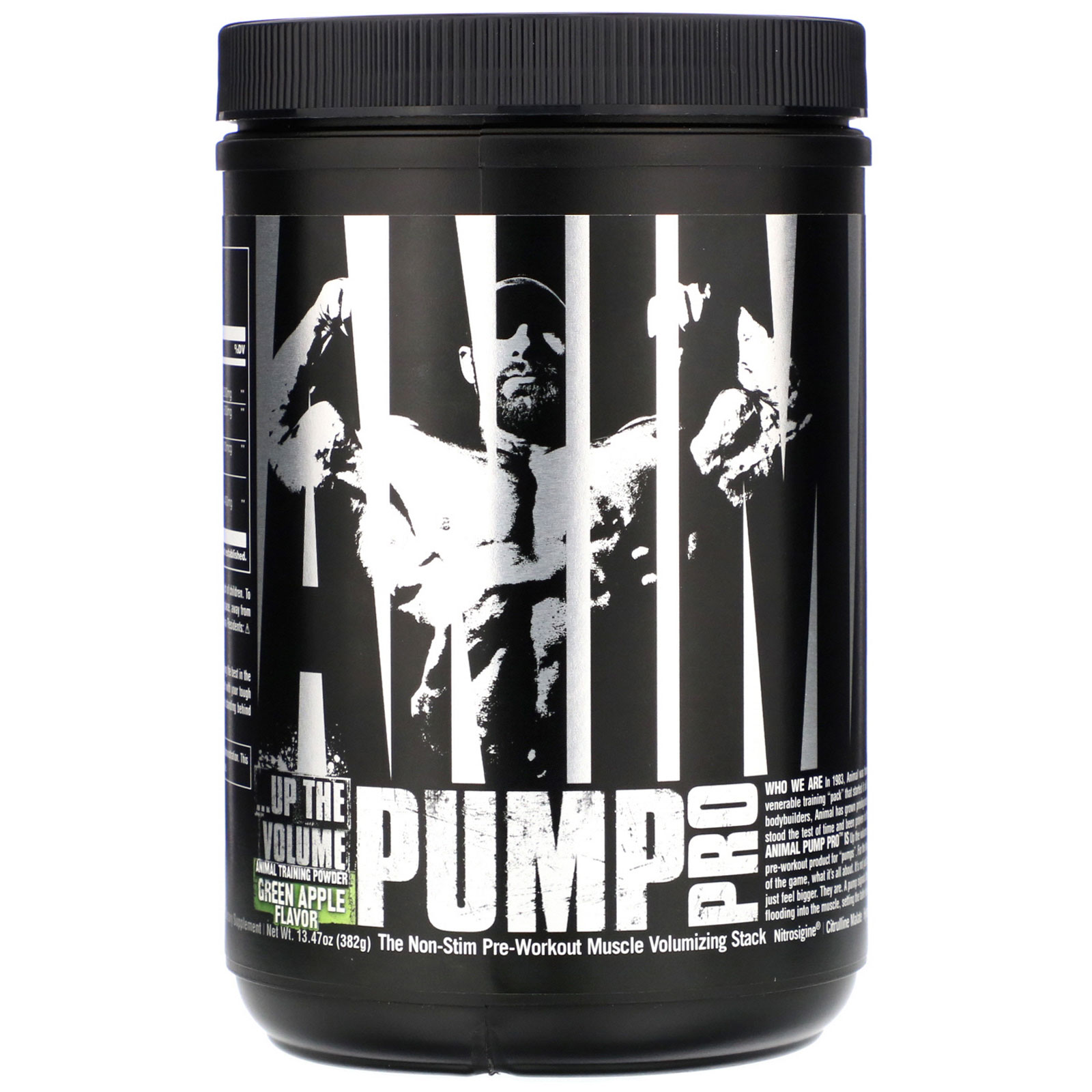 Universal Nutrition, Animal Pump Pro, Non-Stim Pre-Workout, Green Apple, 13.47 oz (382 g)