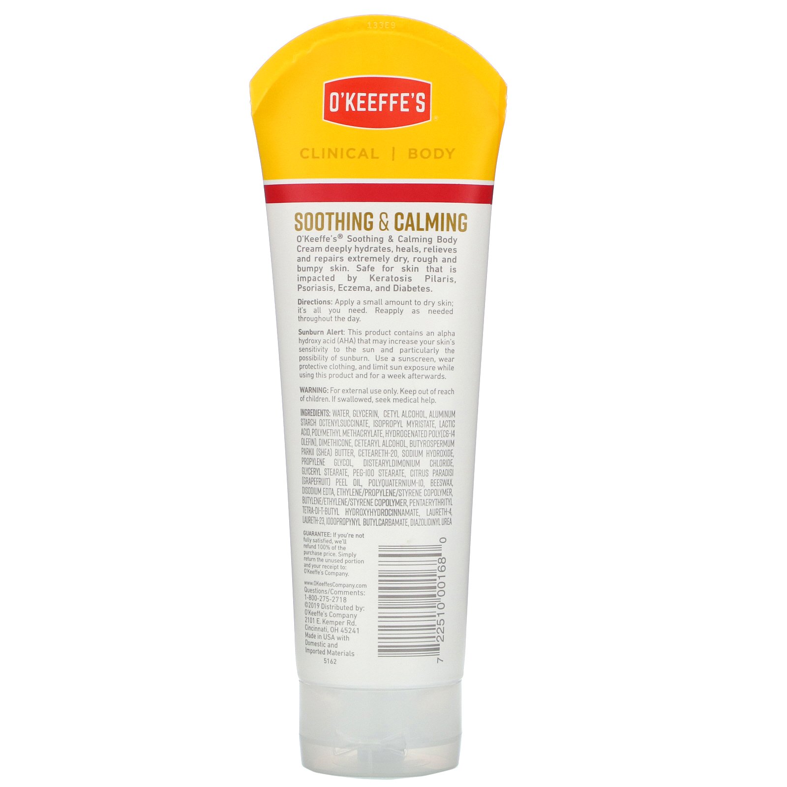 O'Keeffe's, Soothing & Calming, Body Cream, 8.0 oz (227 g) - Imagem 2