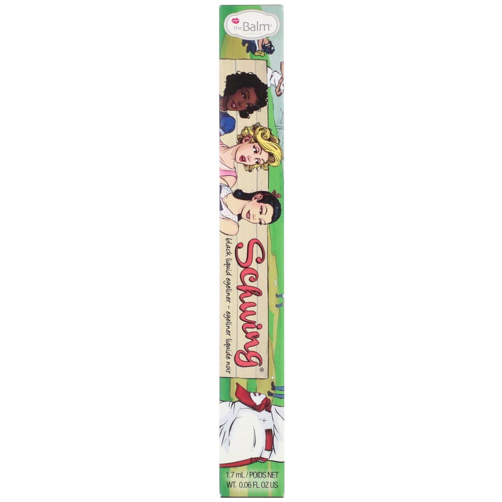 theBalm Cosmetics, Schwing, Liquid Eyeliner, Black, 0.06 fl oz (1.7 ml) - Imagem 2