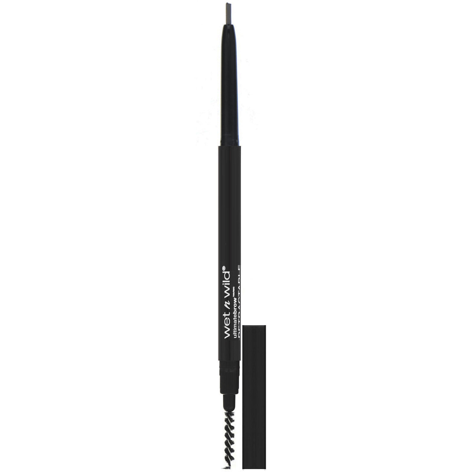 Wet n Wild, Lápis de sobrancelhas micro Ultimate Brow, 649A marrom profundo, 0,002 oz (0,06 g)