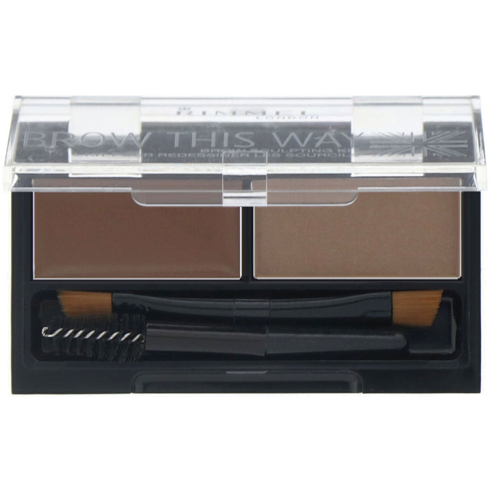 Rimmel London, Kit de sobrancelha Brow This Way Brow, 001 Loiro, 1 kit