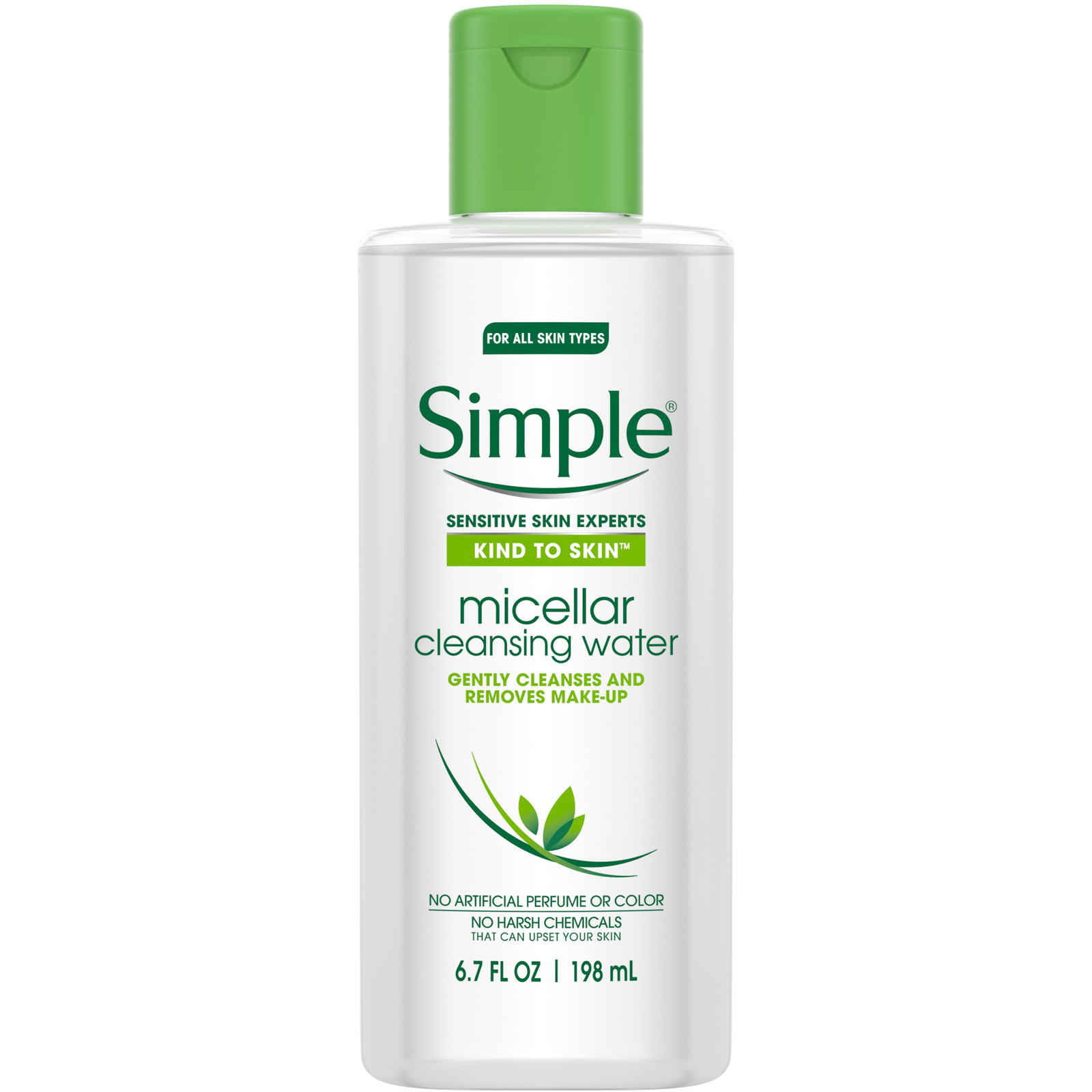 Simple Skincare, Água de Limpeza Micelar, 198 ml (6,7 fl oz)